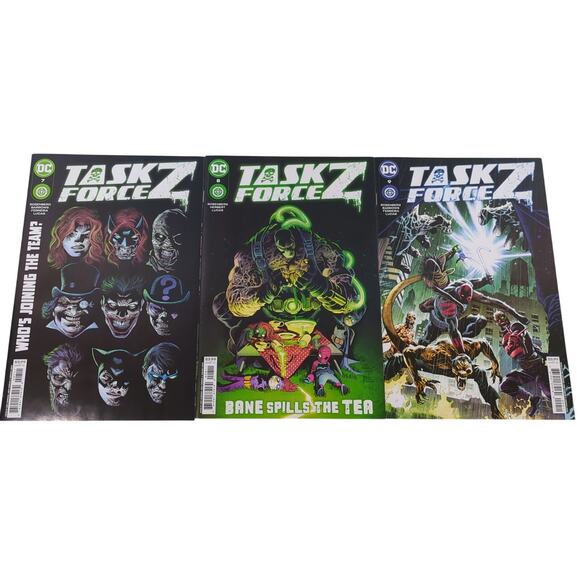 Task Force Z DC Comics Lot of 3 #7-9 Red Hood Bane Joker Villains 2022 NM - Picture 1 of 10